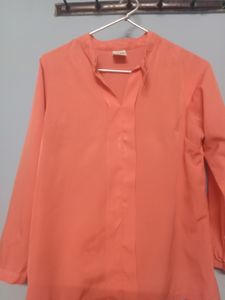 Beautiful Orange Formal Top