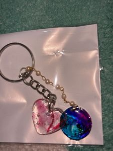 Handmade roses 🌹 Resin Keychains (Set of 2)