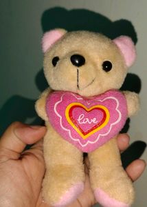 Cute Teddy Bear with Love Heart
