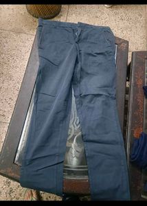 Men's Dark Blue Richlook Trouser in 32 waist