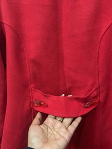 Red Classic Women's Coat