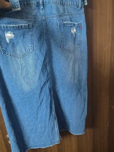 Distressed Denim Overalls