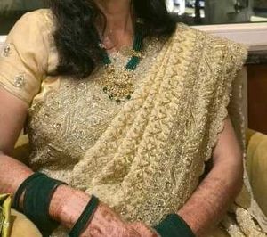 Embellished saree
