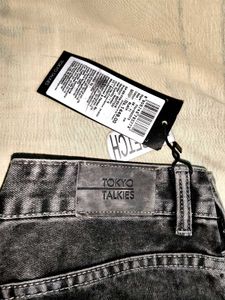 Trendy Graphic Print Jeans