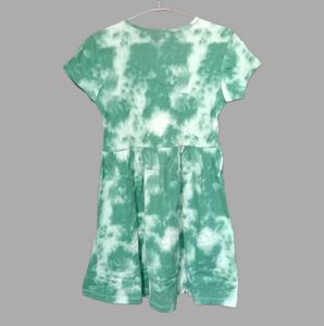 Green Tie-Dye T-Shirt Dress (New)