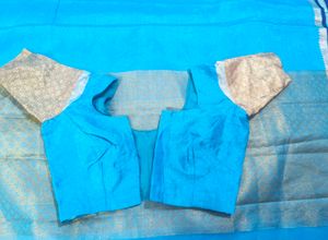 Stunning Blue Silk Saree