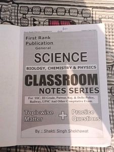 General Science Classroom Notes