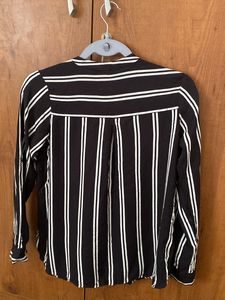 Black And White Striped Shirt