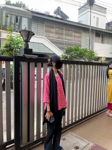 Pink Printed Kurta