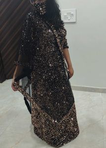 Stunning Sequin Gown with Trail