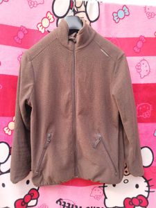 Brown Fleece Jacket - Cozy &amp; Warm