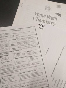 Class XII Chemistry Student Support Material