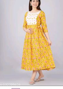 🎉Beautiful Printed Maternity And Formal Kurti🎉