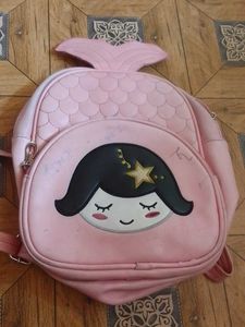 Cute Pink Mermaid Backpack