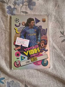 Lionel Messi football match attax card