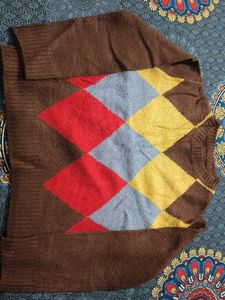 Argyle Pattern Sweater