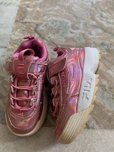 Pink Fila Sneakers