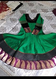 Elegant Green Anarkali Suit