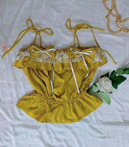🔴 Clearance Sale 🔴 Spaghetti Strap Ruffle Top