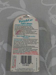 Press &amp; Go Sport Nail Colours - Red