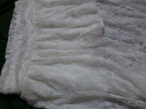White Lace Layered hi-lo Skirt | Brand New | Half