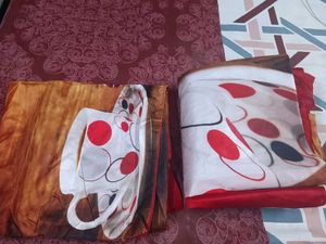 Brand new premium velvet  bedsheet with pillow