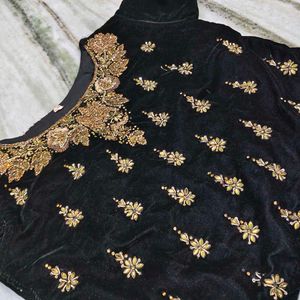 Designer Embroidered Blouse Set