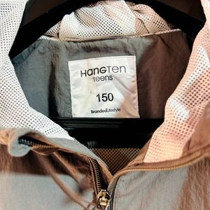 Men's womens Colorblock Hooded Jacket