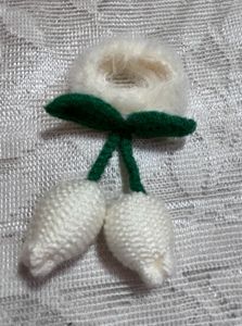 Handmade Crochet Flower Hair rubber