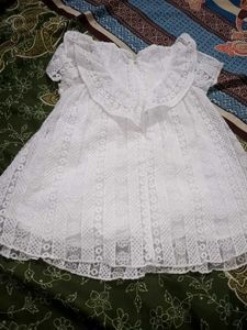 White Lace Dress for Girls