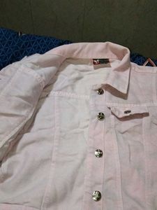 Pink Denim Jacket