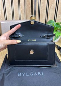Bvlgari Black Serpenti Shoulder Bag