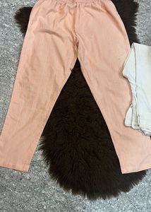 combo trouser Peach &amp; Cream