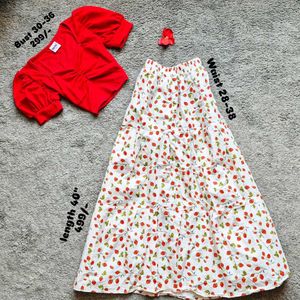Puff Sleeve Crop Top