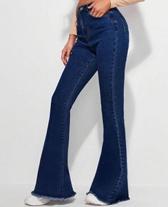 navy blue bootcut jeans