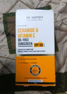 Dr. Sheth's Sunscreen SPF 50