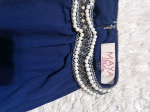 blue tops with stones.