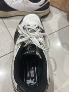 Classic White &amp; Black Sneakers
