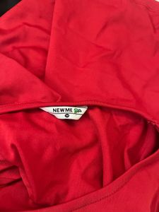 Newme red dress set