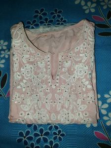 Pastel Pink Kurti! 🌸