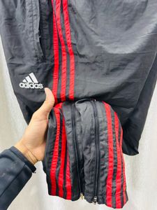 Adidas Track Pants - Red Stripes