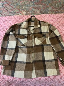 Cozy Plaid Shacket Jacket
