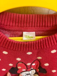 Disney Minnie Mouse Polka Dot Sweater