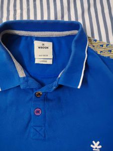 Men's Blue WROGN Polo T-Shirt