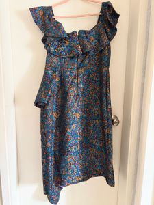 Premium: Stunning Jacquard Ruffle Dres