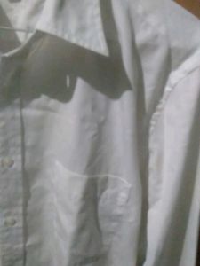 Men's White Button-Up Shirt