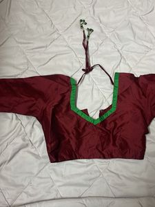 Maroon Silk Lehenga Choli Set