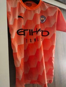 Orange Manchester City Jersey