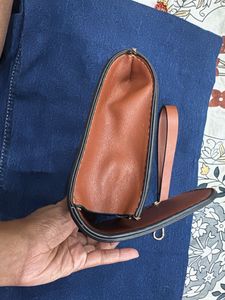 Aldo Brown Leather Clutch Wallet