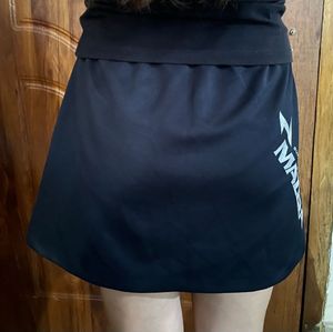 Black Athletic Badminton/ tennis  Skirt